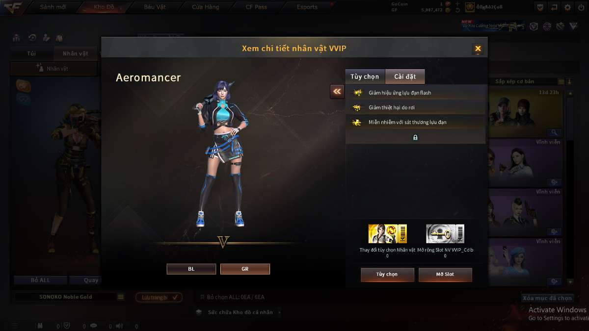 shop acc cf uy tin gia re